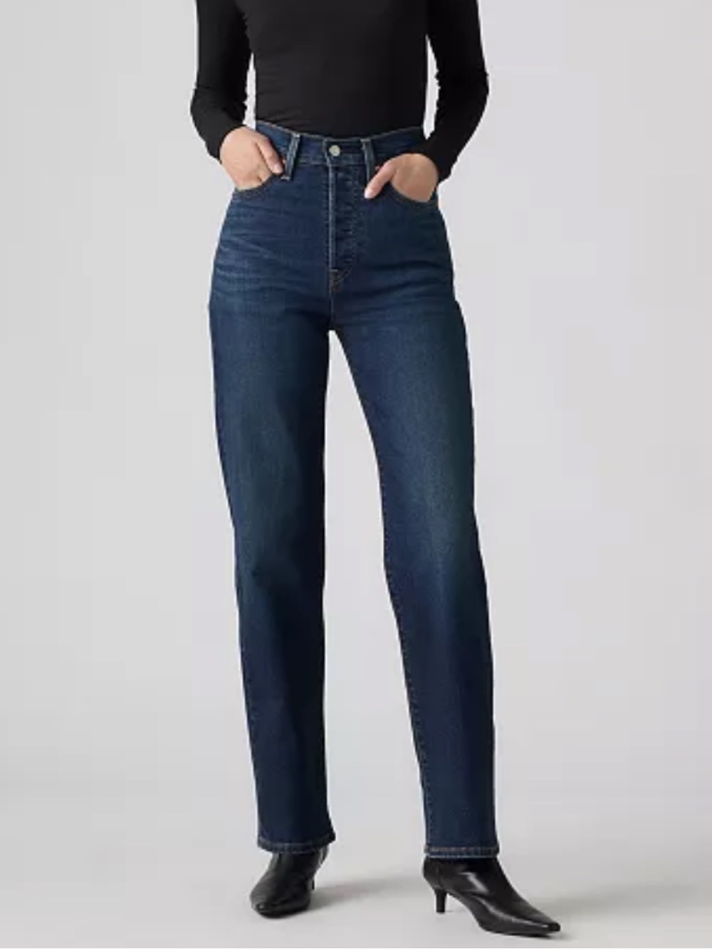 levi’s ribcage straight full length